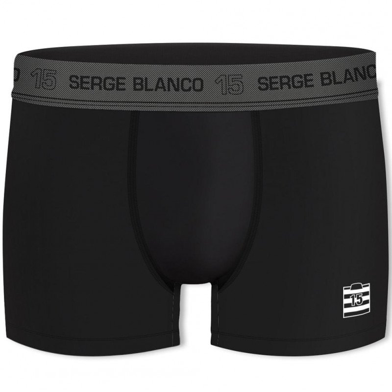 SERGE BLANCO Boxer Homme Coton HYPE Noir Noir