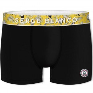 SERGE BLANCO Boxer Homme Coton SUBLASS Noir Toucan