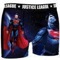 DC COMICS Boxer Garçon Microfibre MAN Noir Rouge