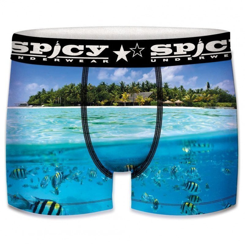 Boxer Garçon ASS1 Bleu et Noir