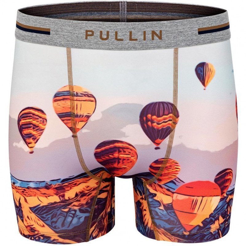 PULL IN Boxer Long Homme Microfibre BALOON Multicolore