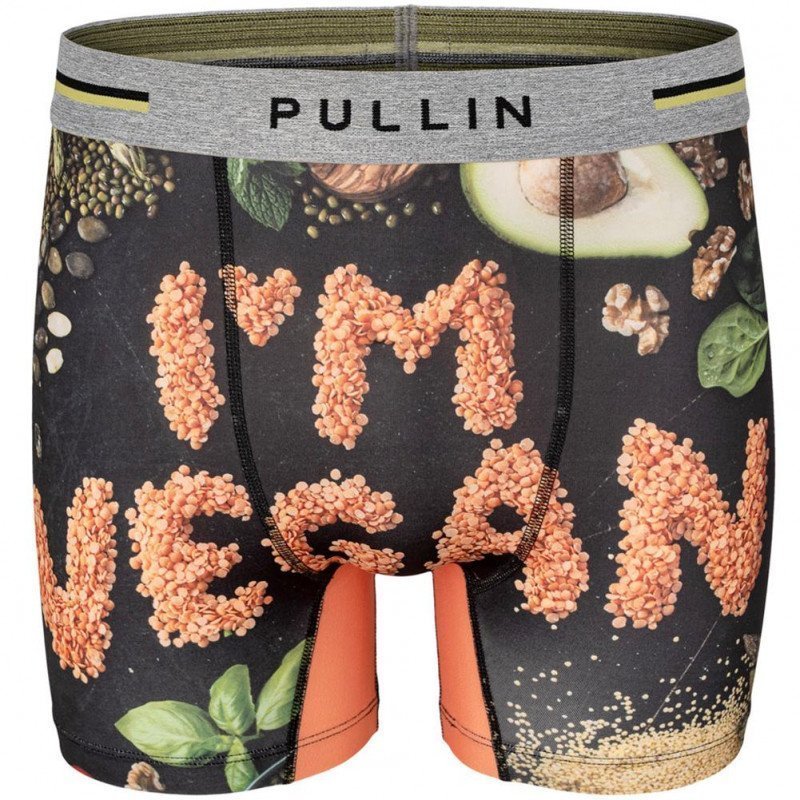 PULL IN Boxer Long Homme Microfibre VEGANPANTH Multicolore