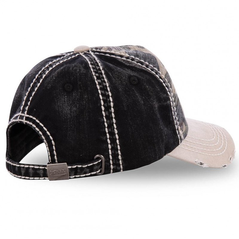 VON DUTCH Casquette Homme Coton XAVIER 07 Camouflage Noir