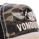 VON DUTCH Casquette Homme Coton XAVIER 07 Camouflage Noir