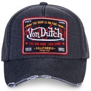 VON DUTCH Casquette Homme Coton JAKA Gris