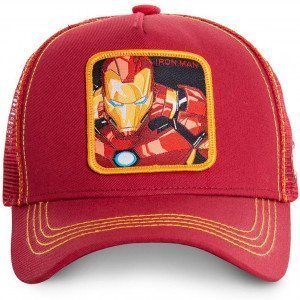 MARVEL Casquette Homme MicroCoton IRO1 Rouge Jaune CAPSLAB
