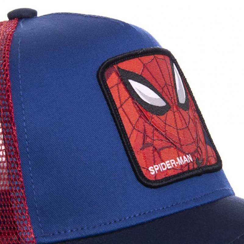 MARVEL Casquette Homme MicroCoton SPI1 Bleu Rouge CAPSLAB