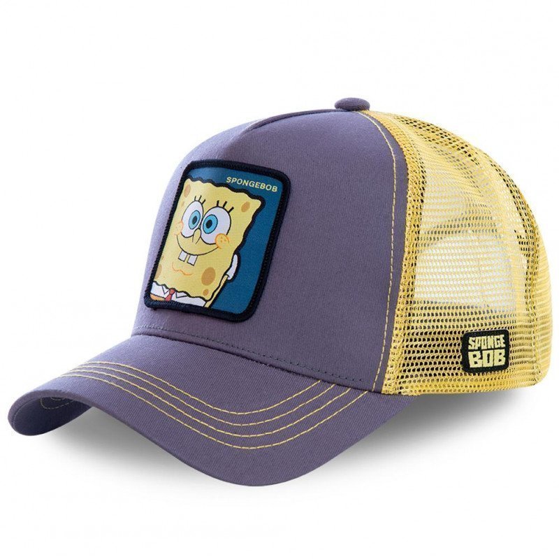 Casquette Homme SPO Gris et Jaune