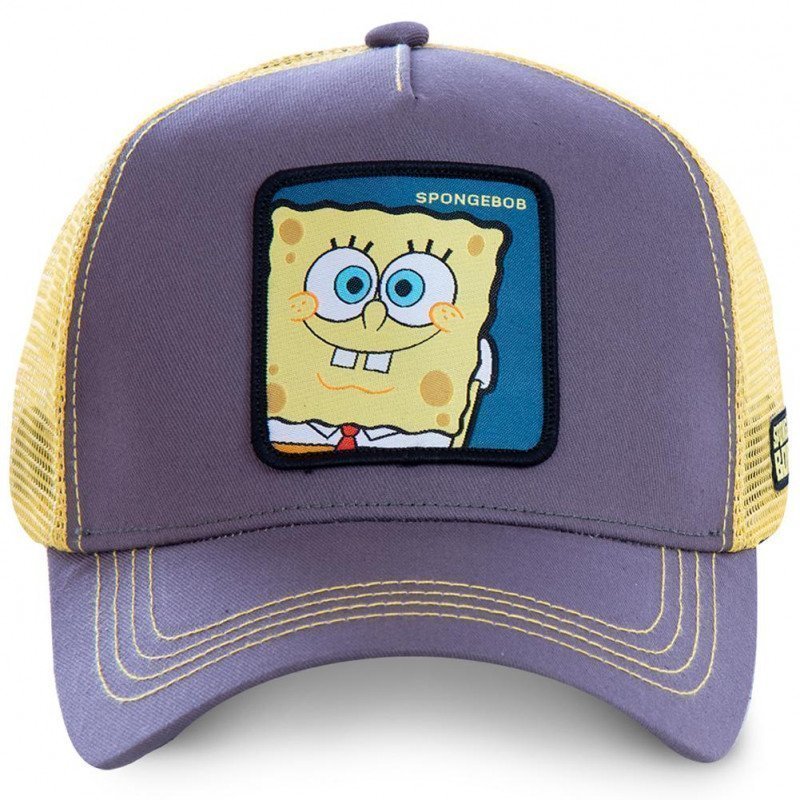 Casquette Homme SPO Gris et Jaune