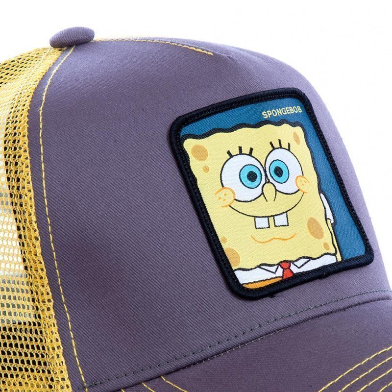 Casquette Homme SPO Gris et Jaune