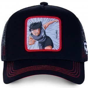 CAPTAIN TSUBASA Casquette Garçon HYU2 Noir Rouge CAPSLAB