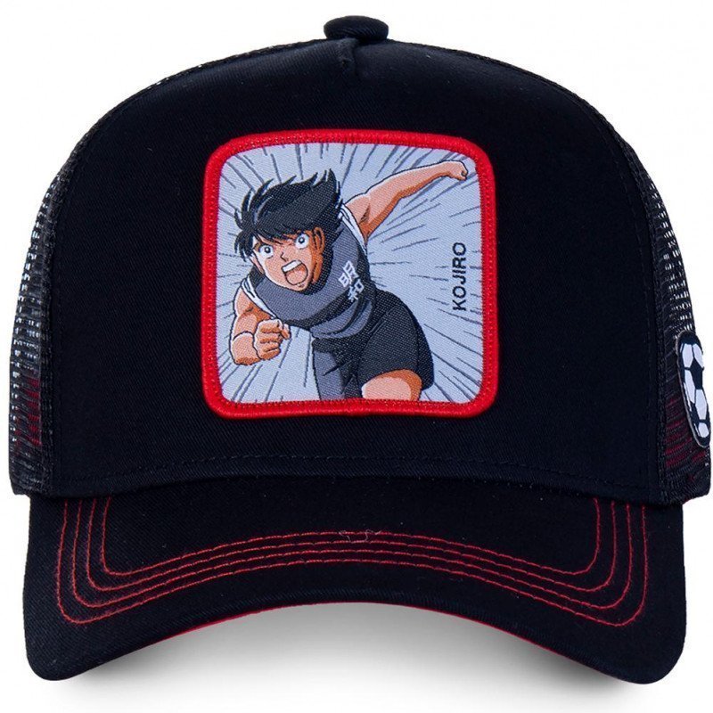 Casquette Garçon HYU2 Noir et Rouge