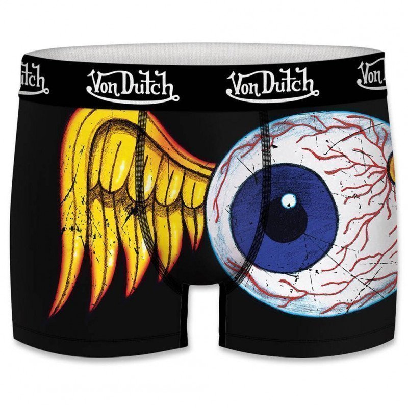 Boxer Garçon BMASS Noir et Jaune