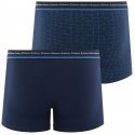 EMINENCE Lot de 2 Boxers Homme Coton DUO PRINT Marine Bleu