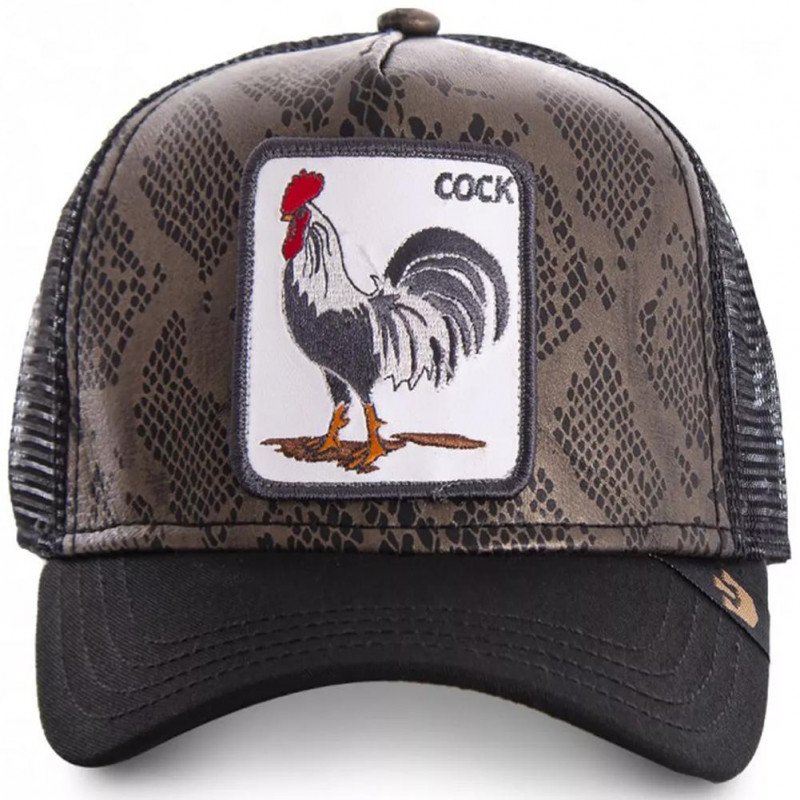 Casquette Homme COCKCUIR Noir et Marron