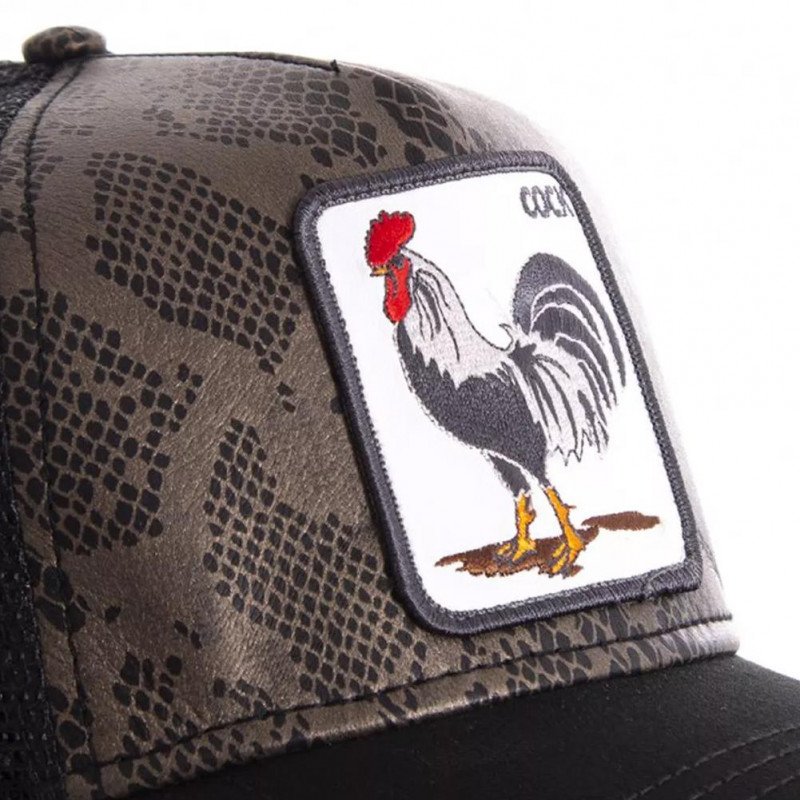 Casquette Homme COCKCUIR Noir et Marron