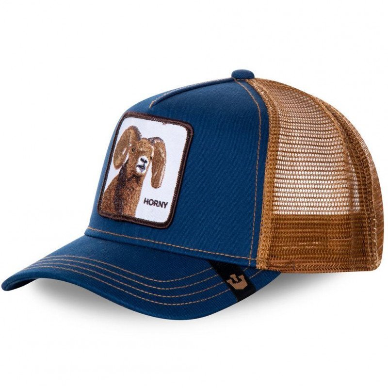 GOORIN BROS Casquette Homme Microfibre HORNY Bleu Marron