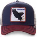 Casquette Homme BADASS Bleu et Rouge
