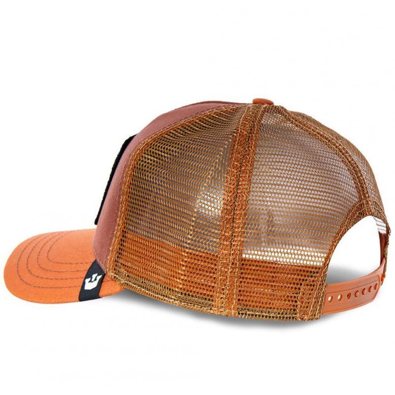 Casquette Homme WILDKITTY Marron et Orange