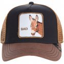 Casquette Homme BADASS Noir et Marron