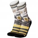 PULL IN Chaussettes Homme Microcoton BIKE26 Noir Jaune