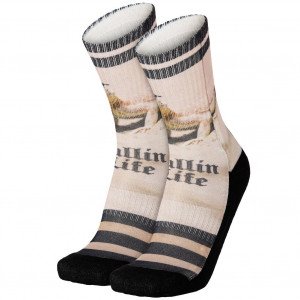 PULL IN Chaussettes Homme Microcoton PULLINLIFE Beige Noir