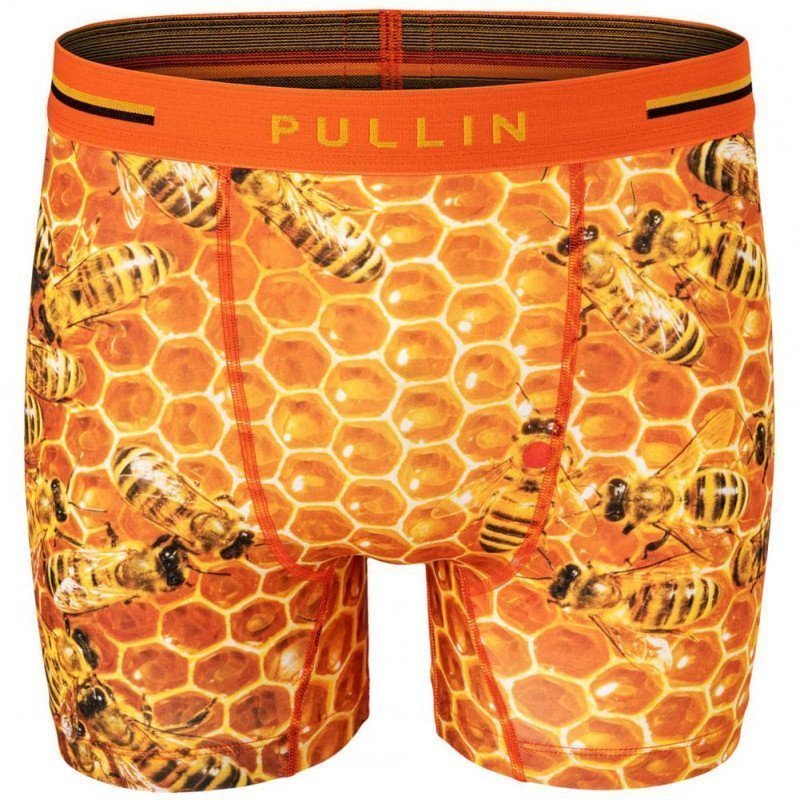 PULL IN Boxer Long Homme Microfibre QUEENBEE Orange