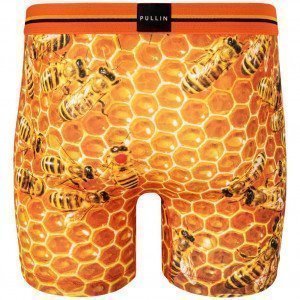 PULL IN Boxer Long Homme Microfibre QUEENBEE Orange