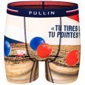 PULL IN Boxer Long Homme Microfibre PETANQUEPARTY Multicolore