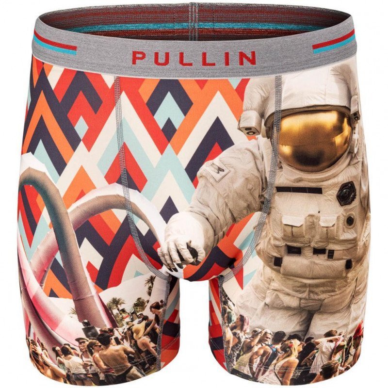 PULL IN Boxer Long Homme Microfibre ASTROPSY Multicolore