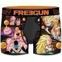 FREEGUN Boxer Homme Microfibre ROZ Noir Orange DRAGON BALL Z