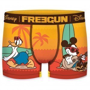 FREEGUN Boxer Homme Microfibre SUR Orange DISNEY