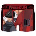 FREEGUN Boxer Homme Microfibre HYU Rouge CAPTAIN TSUBASA