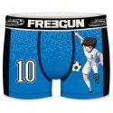 FREEGUN Boxer Homme Microfibre TSU Bleu CAPTAIN TSUBASA