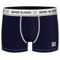 SERGE BLANCO Boxer Homme Coton CLAASS1 Marine