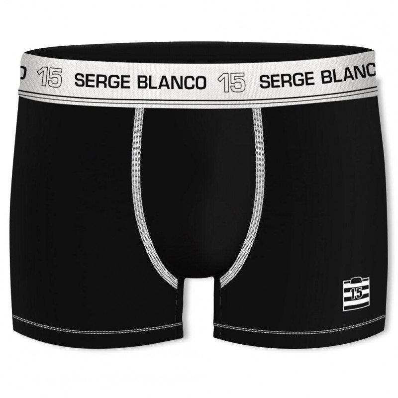 SERGE BLANCO Boxer Homme Coton CLAASS1 Noir
