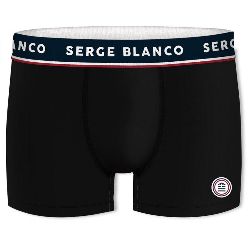 SERGE BLANCO Boxer Homme Coton FRASS1 Noir