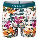 PULL IN Boxer Long Homme Microfibre LINESFLOWER Multicolore