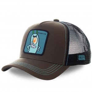 BOB L'EPONGE Casquette Homme Microcoton PLK Gris Bleu CAPSLAB