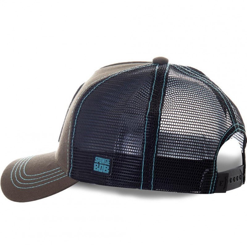 BOB L'EPONGE Casquette Homme Microcoton PLK Gris Bleu CAPSLAB