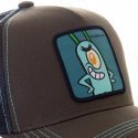 BOB L'EPONGE Casquette Homme Microcoton PLK Gris Bleu CAPSLAB