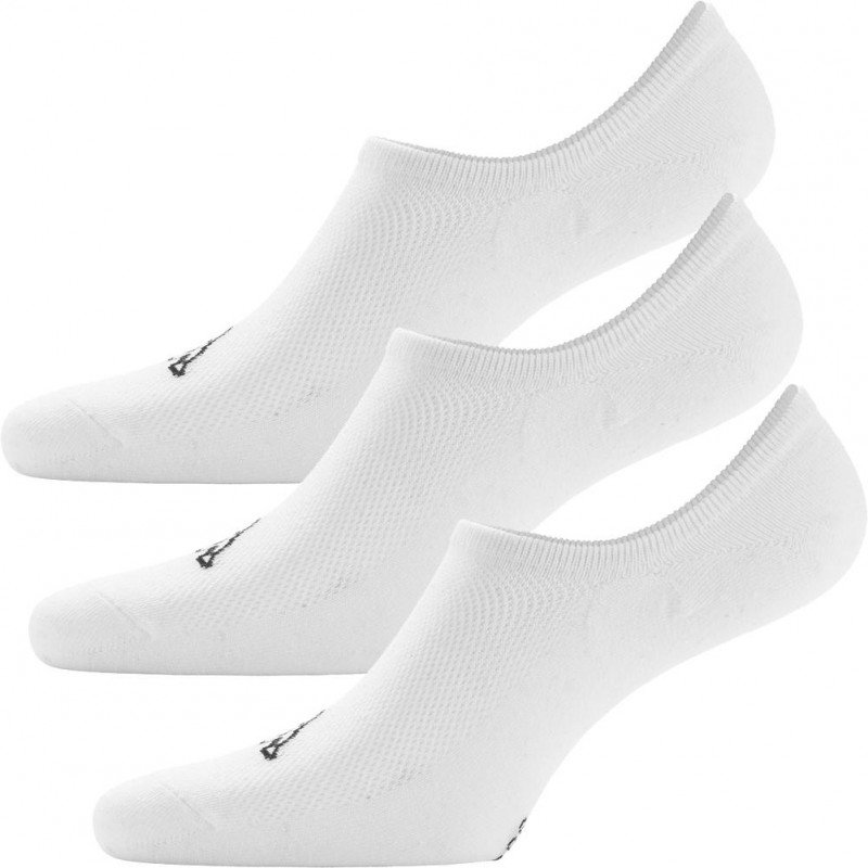 KAPPA Lot de 3 paires d'Invisibles Homme Coton PPX3CASS Blanc