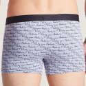 AUBADEMEN Boxer Homme Coton Modal PARLEZ VOUS Gris