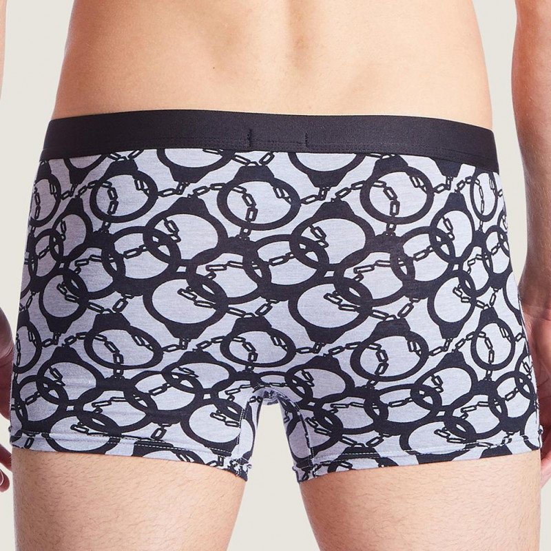Boxer Homme MENOTTE Gris et Noir