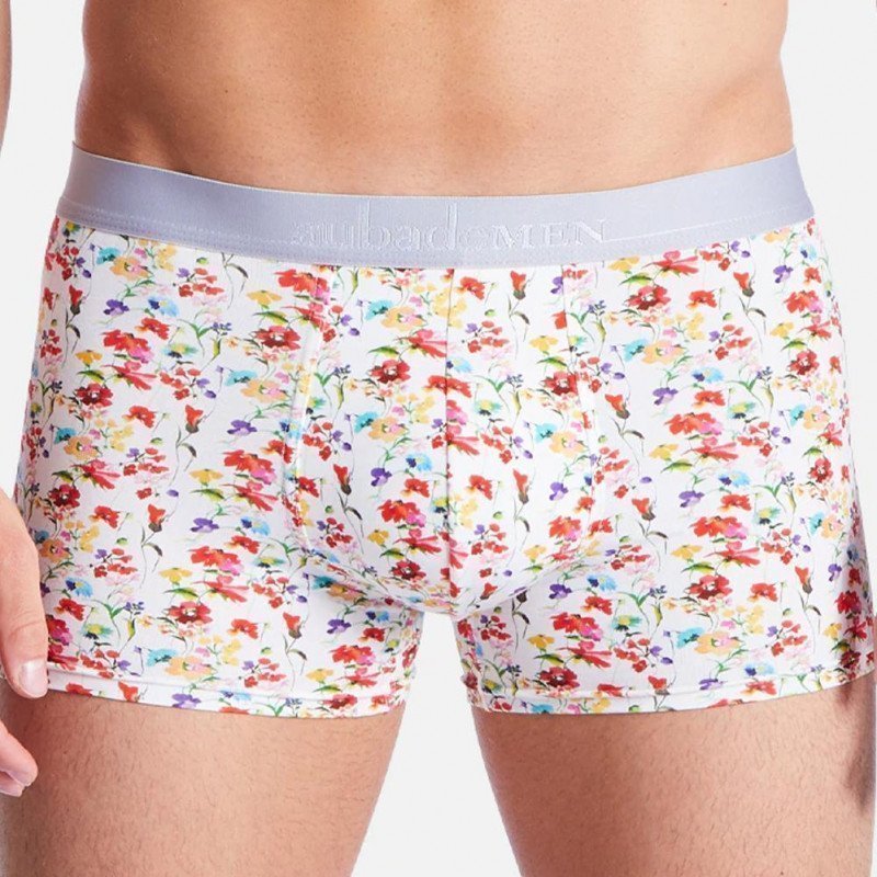 LOT DE 2 Boxer Sous-vêtements Homme DUO Blanc et Gris