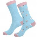 Chaussettes Femme DUO Bleu et Rose