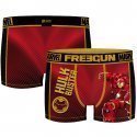 Boxer Homme BUSAKT Rouge et Jaune