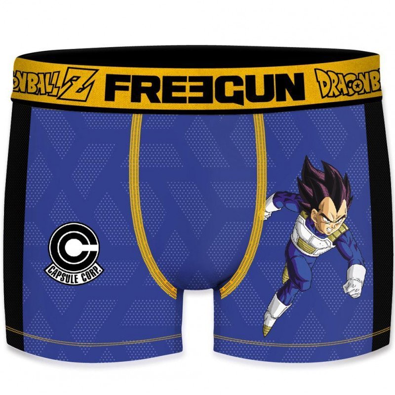 FREEGUN Boxer Homme Microfibre VEGAKT Bleu DRAGON BALL Z