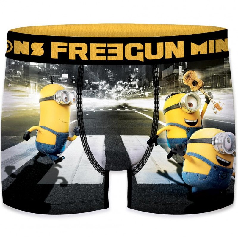 Boxer Homme CRO Noir et Jaune