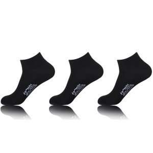 VON DUTCH Lot de 3 paires de Socquettes Homme Coton SHORT Noir